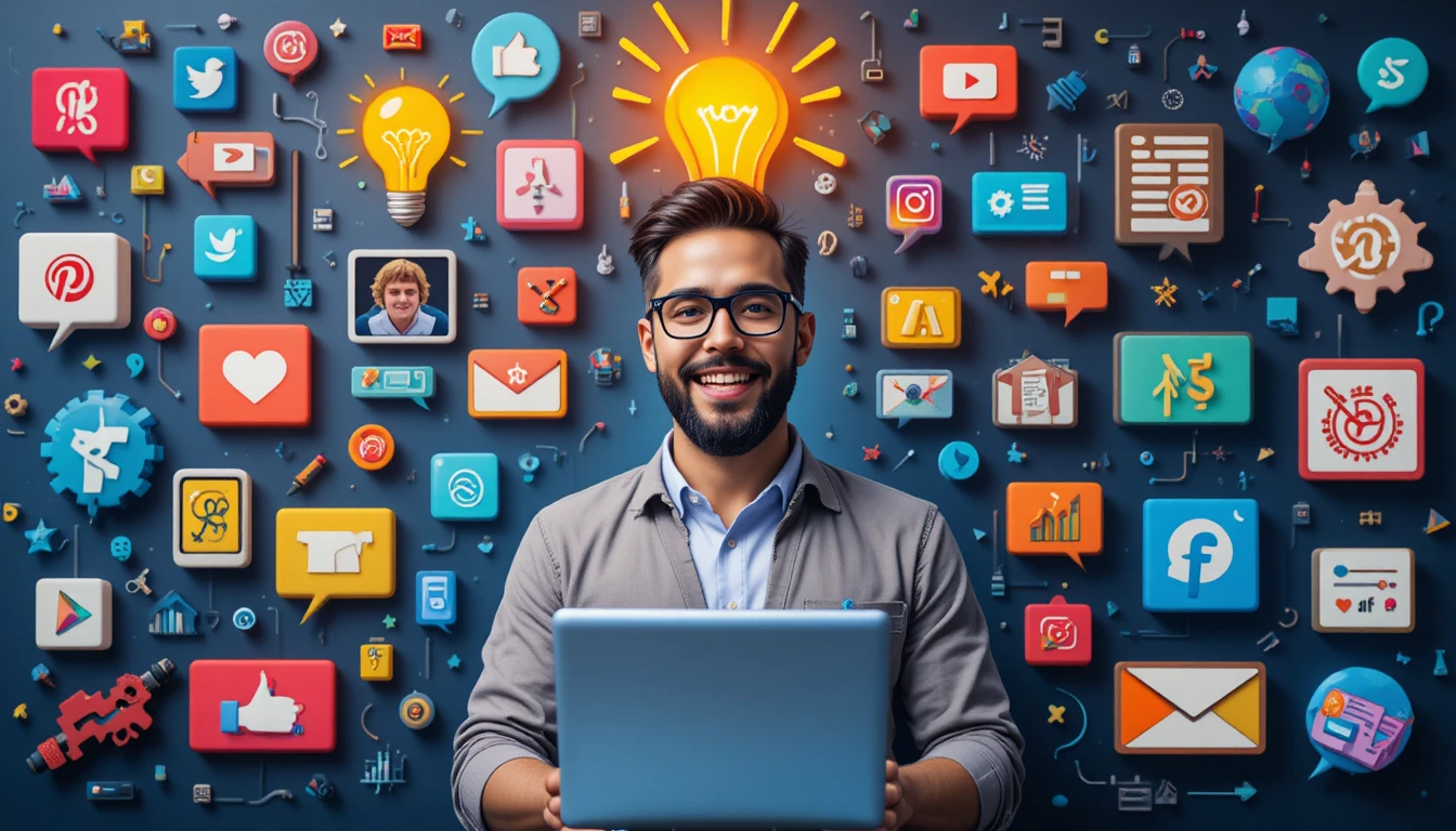 Creative business man