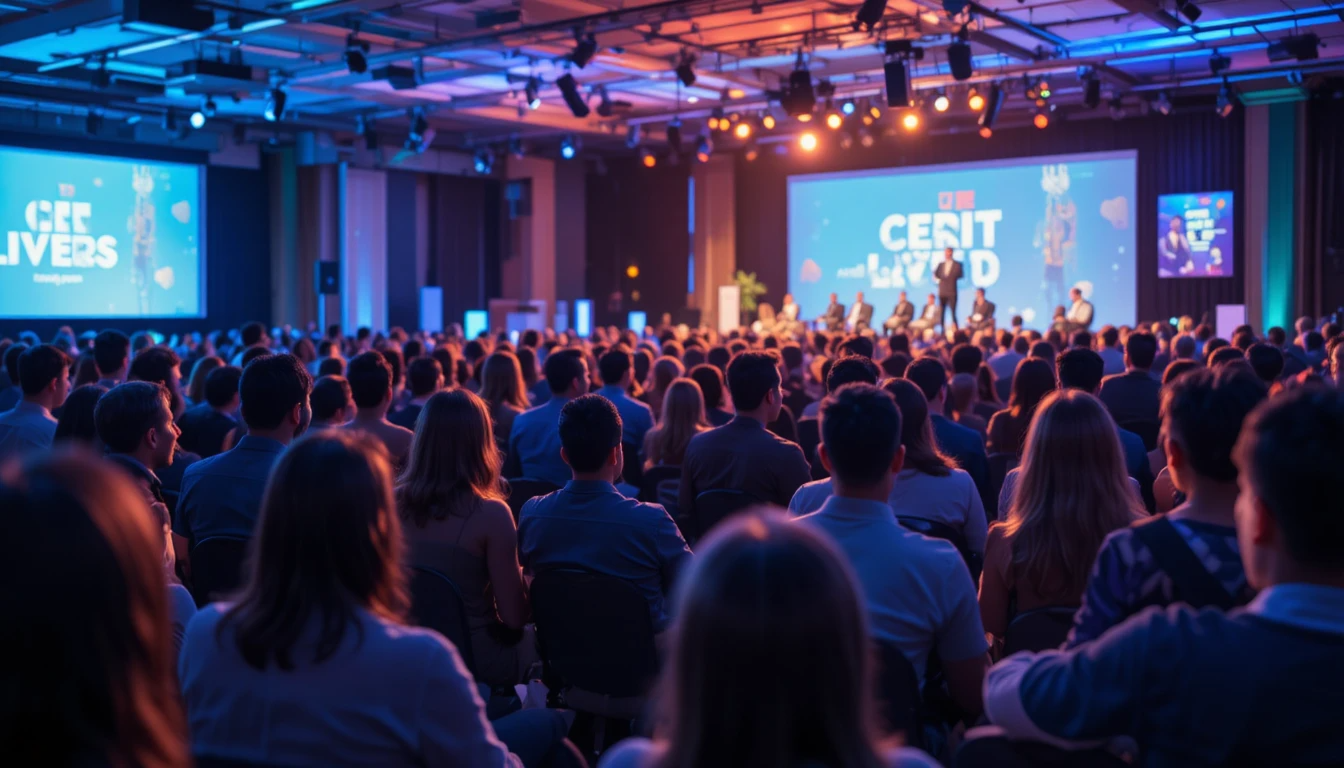 Crowded people in a live event